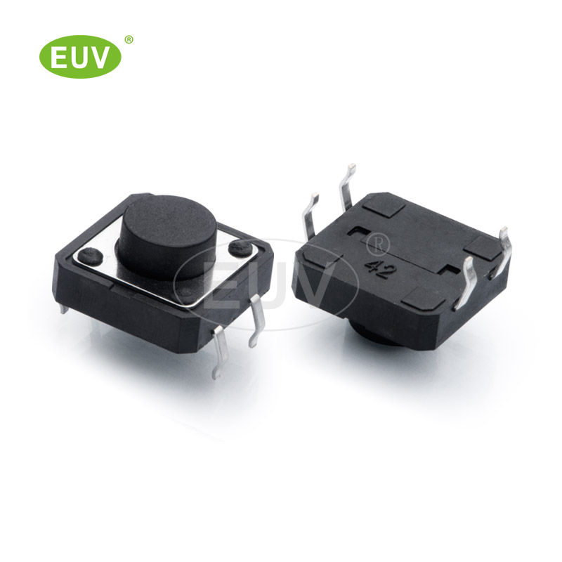 12.0mmx12.0mm 四腳 插件輕觸開(kāi)關(guān)