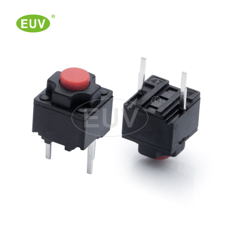 6.0mmx6.0mm 中二腳 防塵防水IP67 插件防水輕觸開(kāi)關(guān)