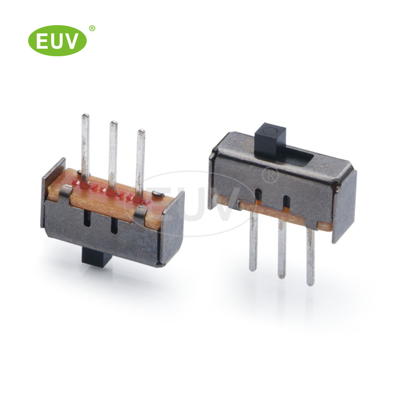 3P 正撥 1P2T 柄高2-5mm 插件撥動開關(guān)