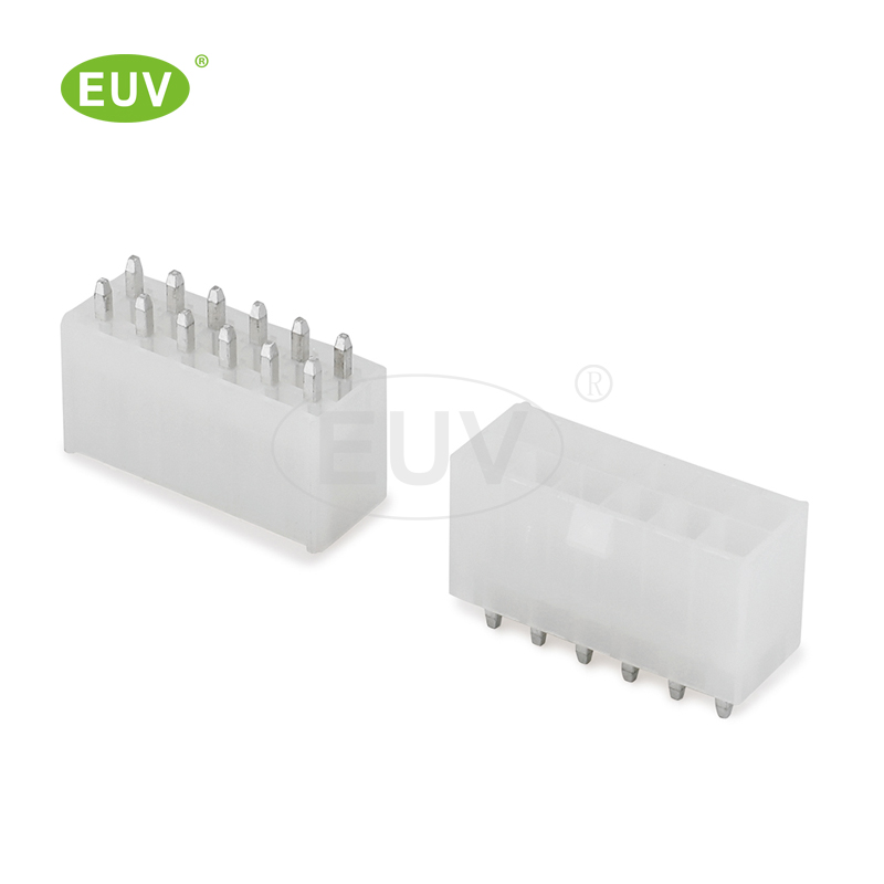 4.2mm間距 雙排立式插件 帶扣 線對板連接器