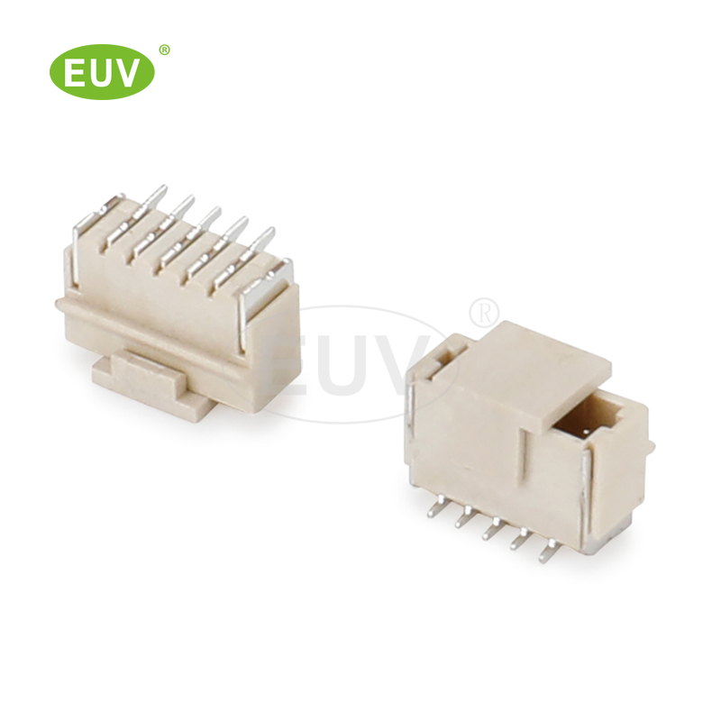 1.0mm間距 單排立式貼片 帶扣 線對板連接器