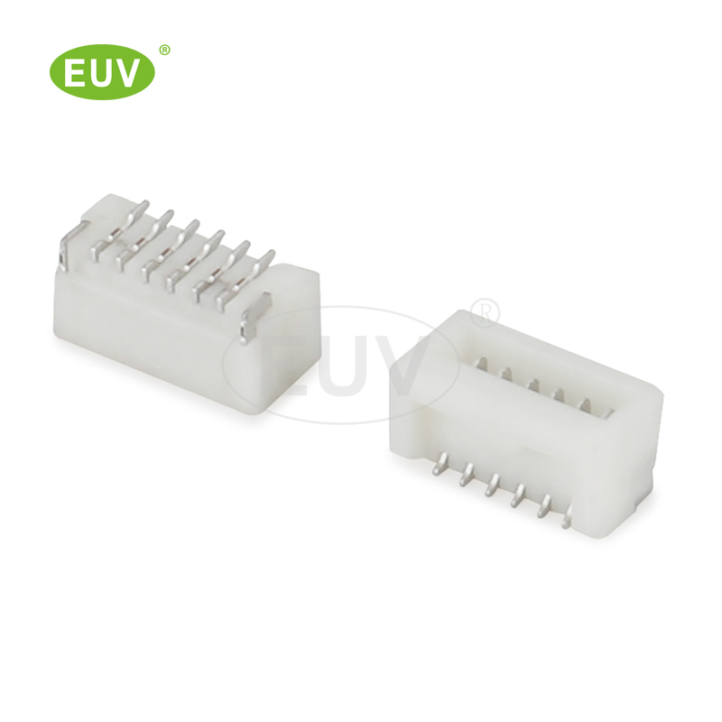 1.0mm間距 單排立式貼片 帶扣 線對板連接器