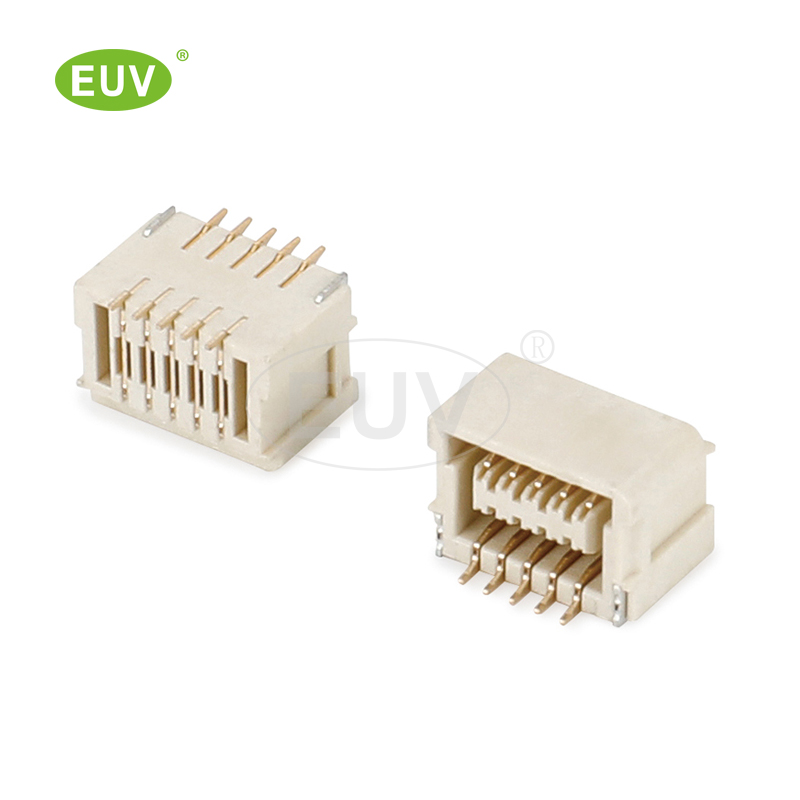 1.0mm間距 雙排臥式貼片 帶扣 線對板連接器
