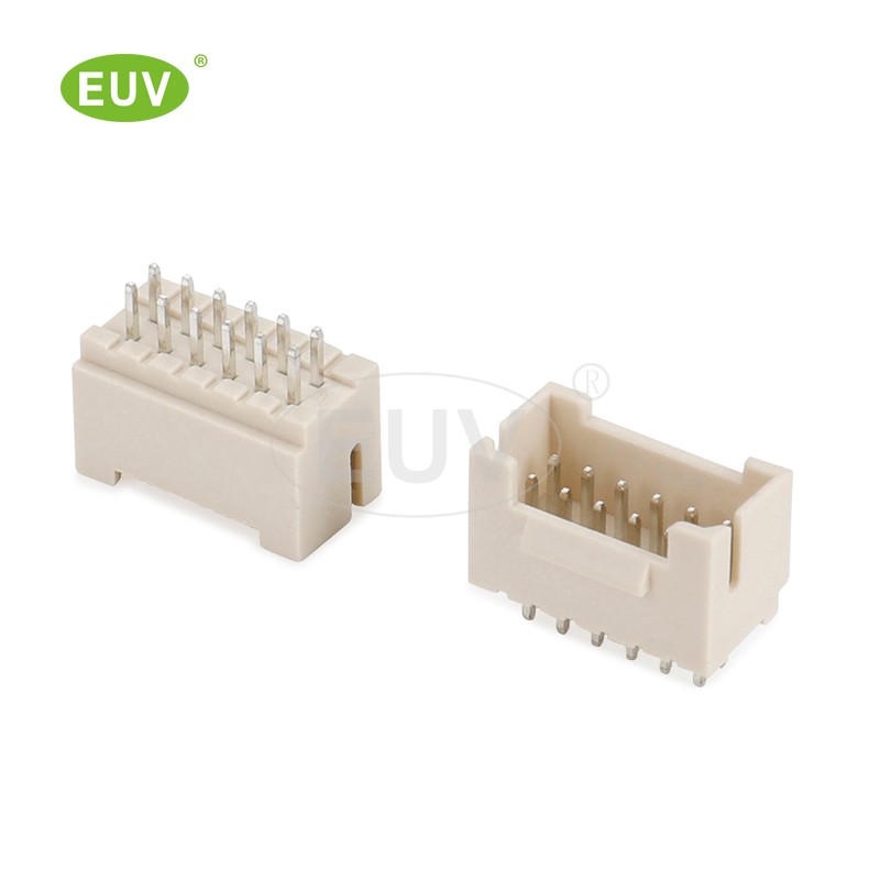 2.0mm間距 雙排立式插件 帶扣 線對板連接器