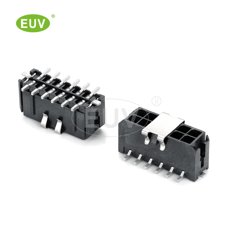 3.0mm間距 雙排立式貼片 帶扣 線對板連接器